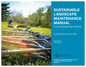 sustainable landscape maintenance manual cover